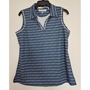 Pebble Beach Dry Luxe Performance Sleeveless Polo Size Large